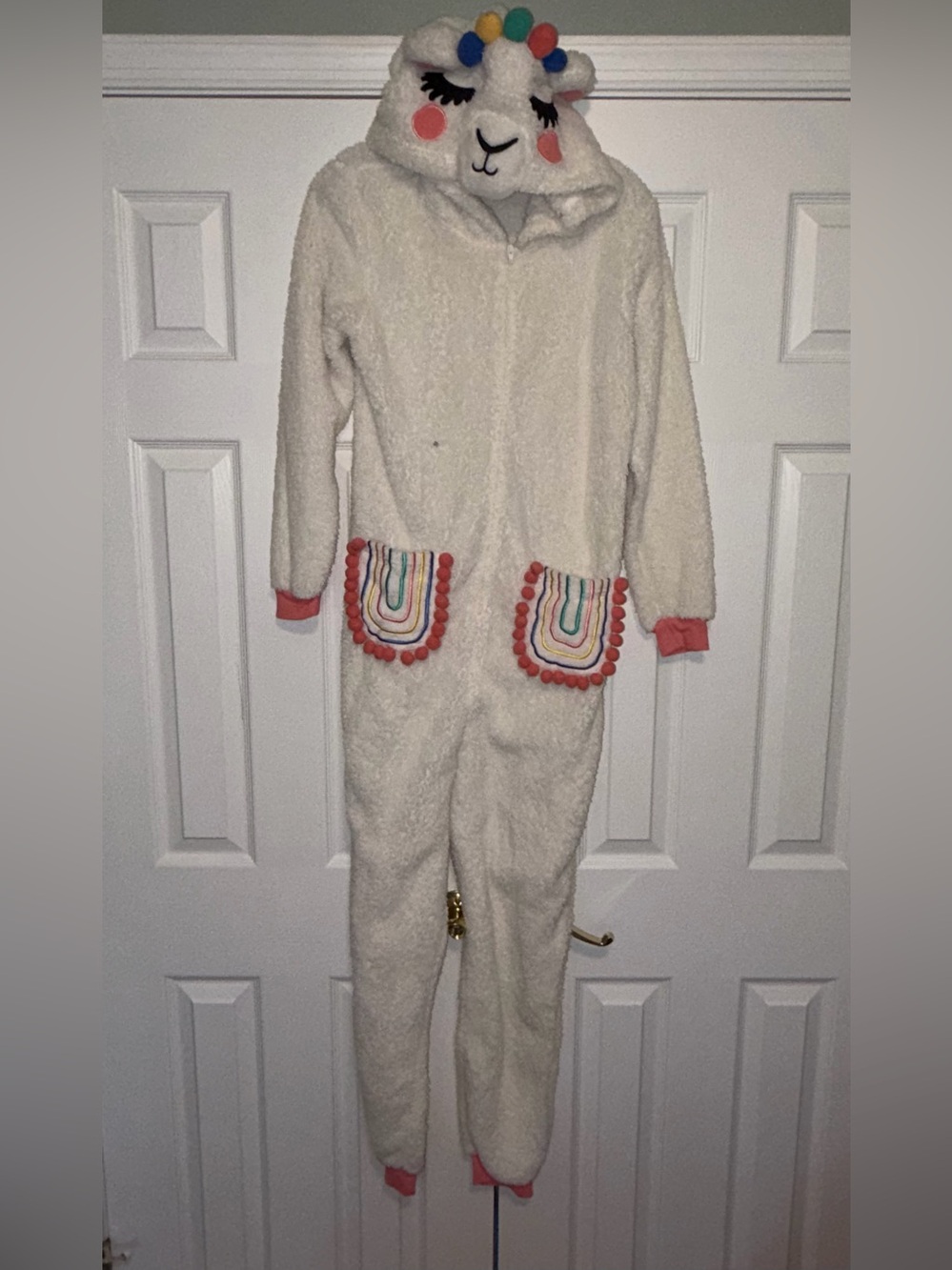 Way to Celebrate! Women's Llama Union Suit Women Size Small